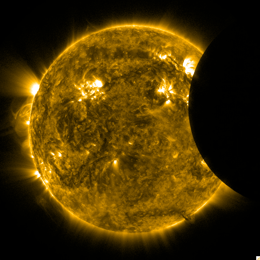 'Pac-Man Sun': NASA Probe Sees Solar Eclipse in Space